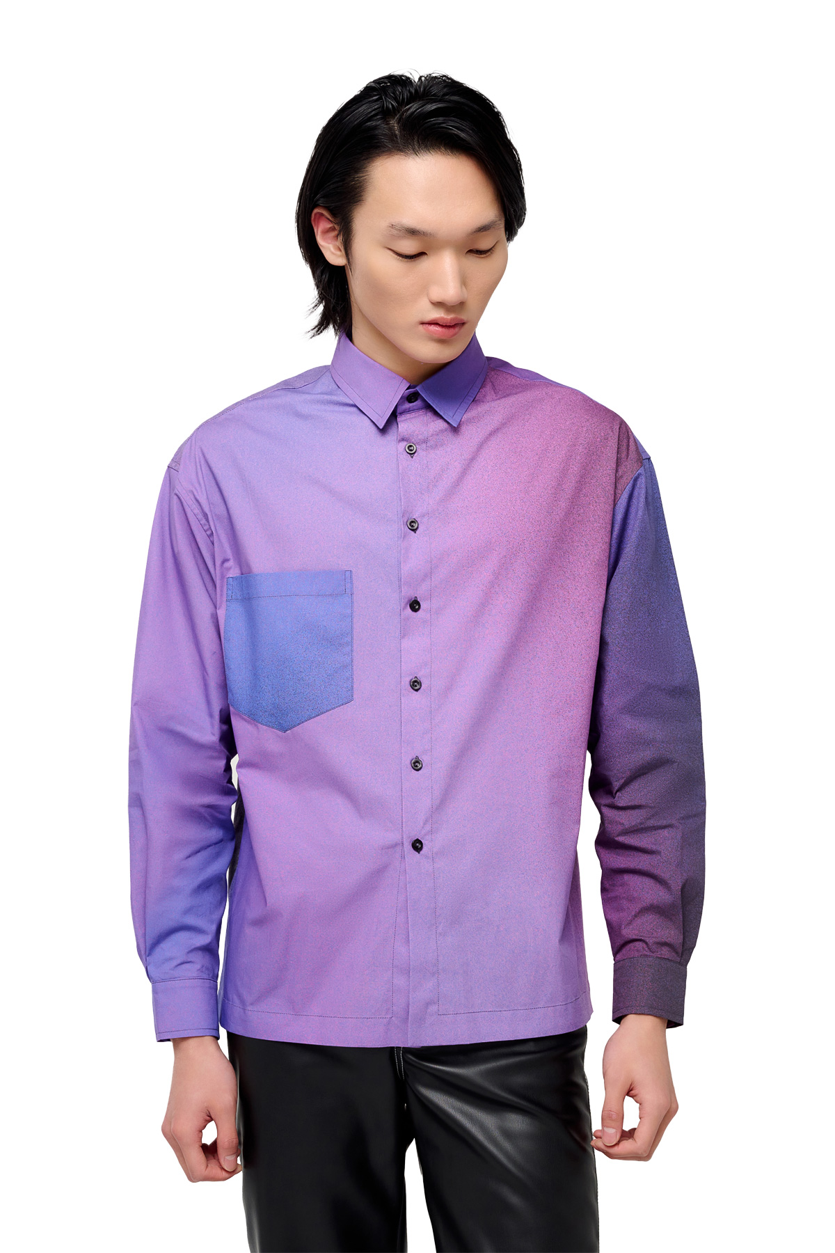 Рубашка с принтом Purple twilight