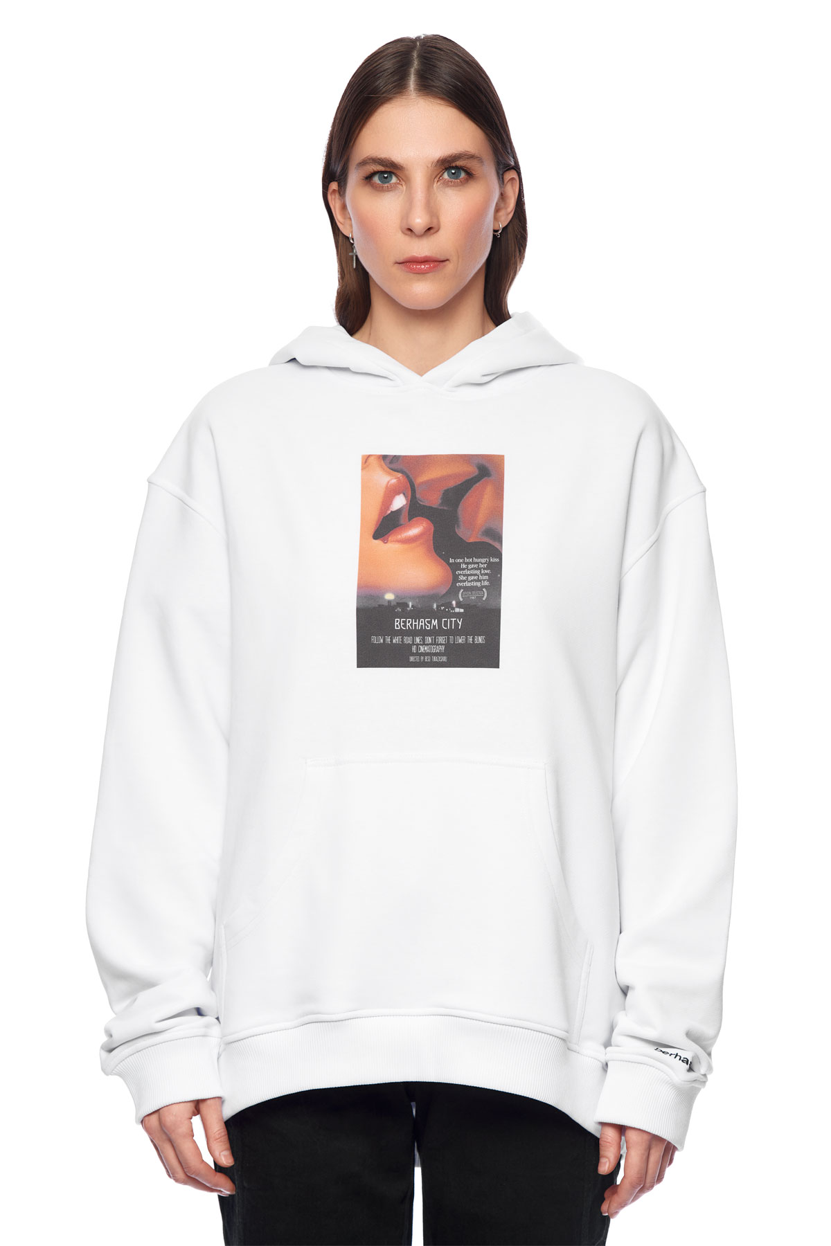 Berhasm City print hoodie
