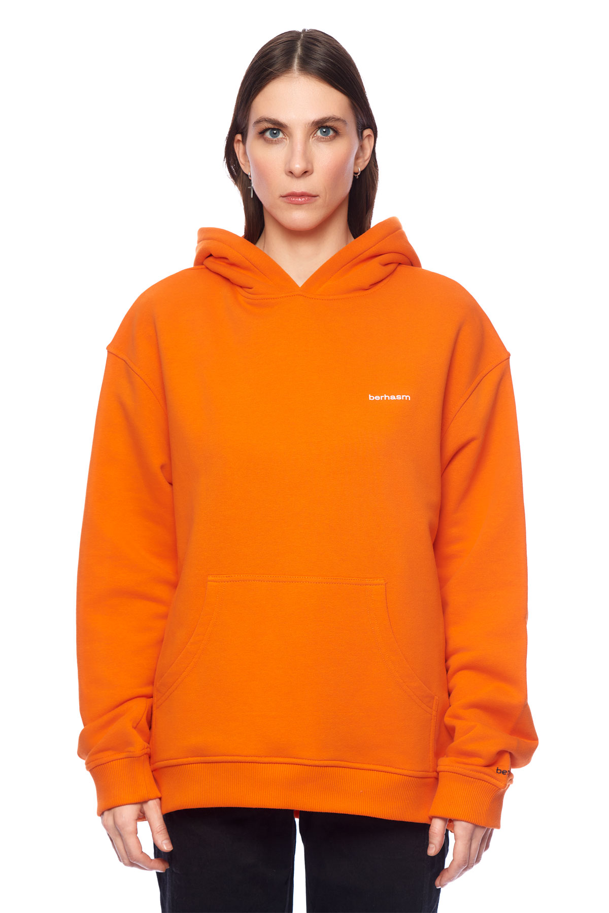 Berhasm logo print hoodie